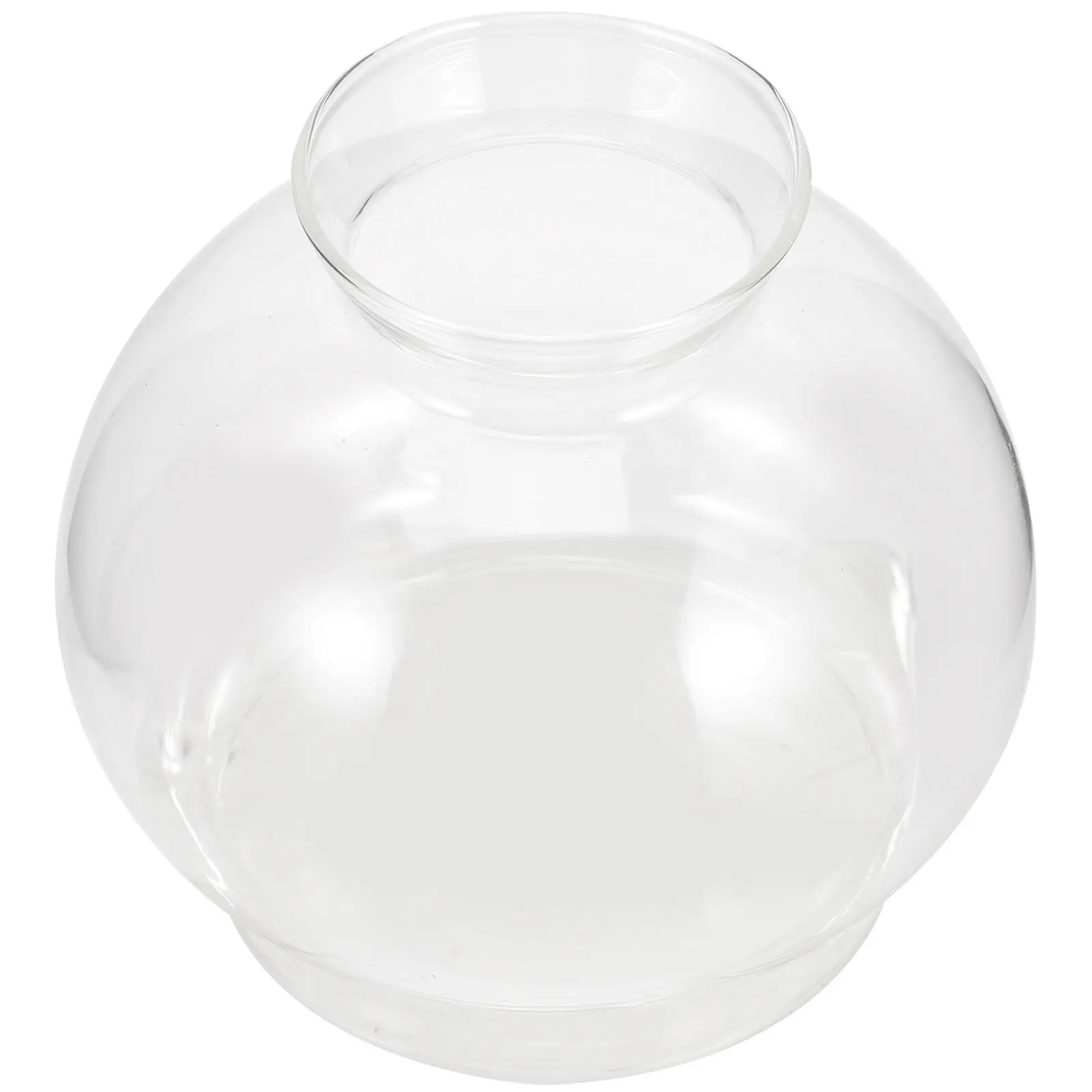 

Clear Glass Lamp Cover Windproof Oil Lamp Shade Replacement Chimney for Small Lantern Outdoor Camping Use