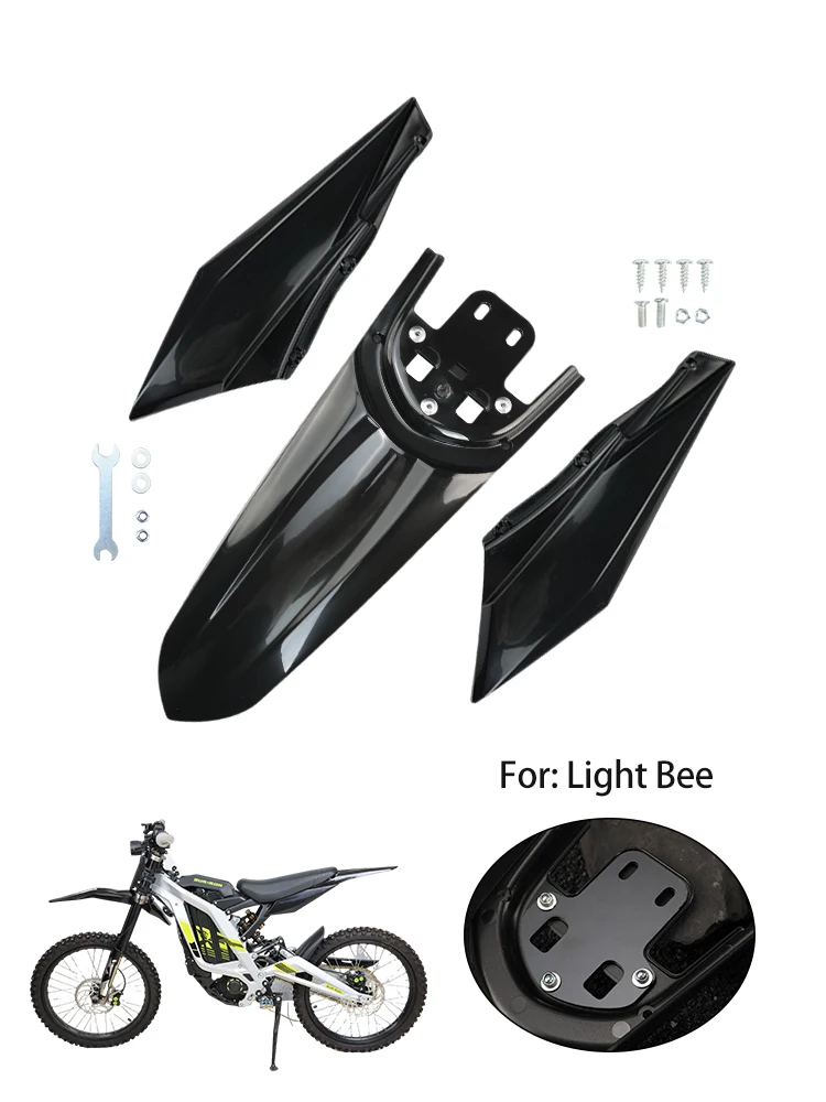 AliExpress LINGQI Rear Fender PP Mudguard Side Panel Splash Guard Modified Accessories for Light Bee Electric Bike Eride Pro SS 3.0