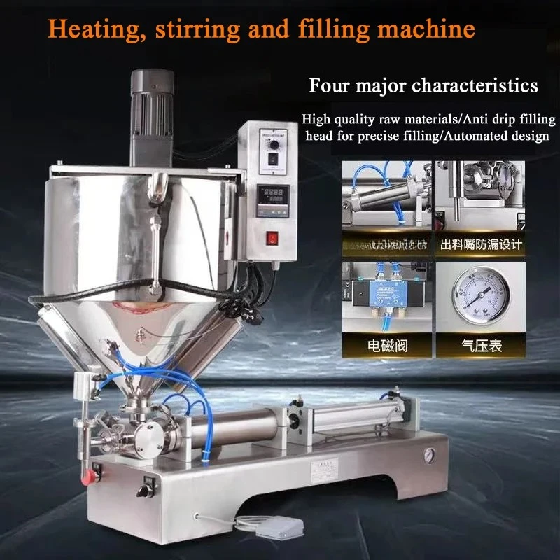 

Electric Semi-Automatic High-Accuracy Machine Small Volume Tank Adjustable Control Range Heating Mixing Honey Metal Barrel