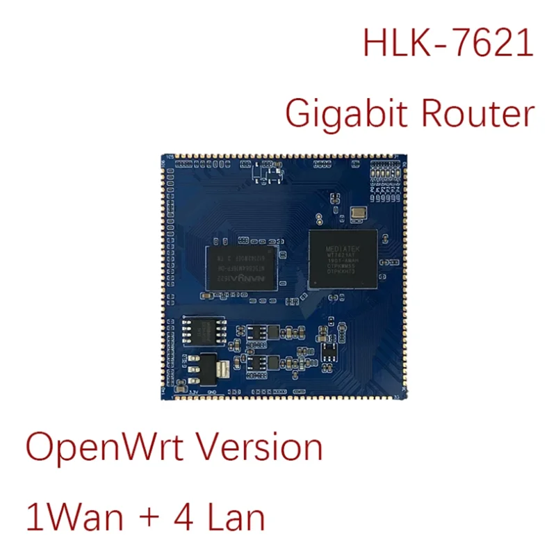 MT7621 Gigabit Ethernet Router Test Kit Development Board HLK-7621 Module Manufacturer Support Openwrt Dual Core