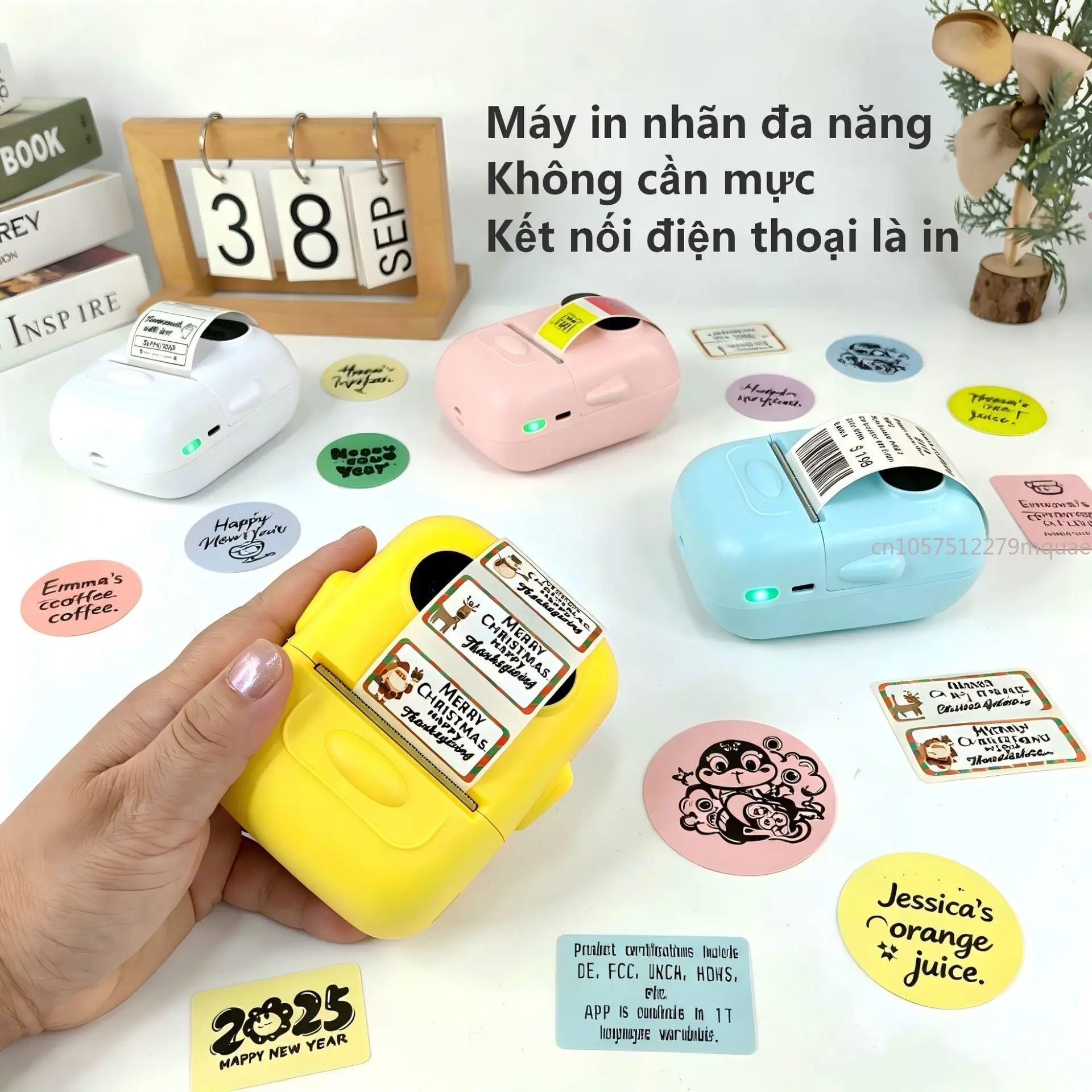 P50 Label Printer – Bluetooth, Inkless Label Printer