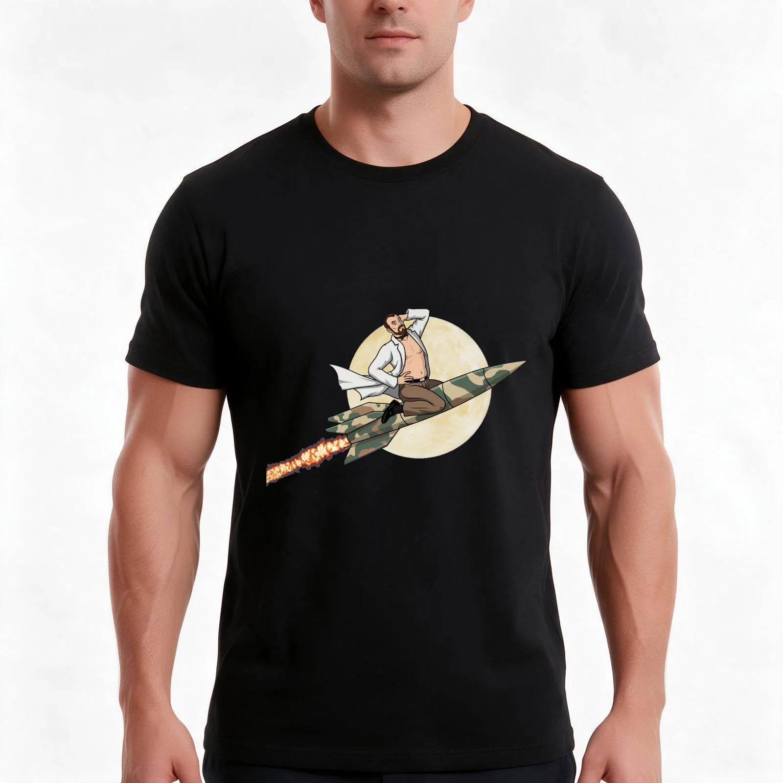 Dr Krieger T-Shirt Summer Casual Cotton Tee Oversized Streetwear Tops Vintage Graphic Print Loose Fit Short Sleeve