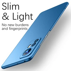Ultra Thin PC Hard Back Cover Case For Xiaomi Mi 12 12T 12S 12X 11 11T Lite Pro Ultra Matte Solid Color Phone Shell Coque