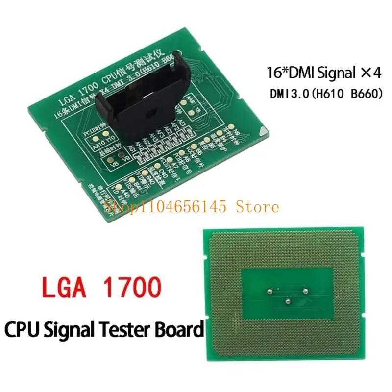 5ASDデスクトップLGA1700 CPUソケットテスターDMI3.0 H610 B660診断分析装置ダミーロードフェイクロードLEDインジケーター付き