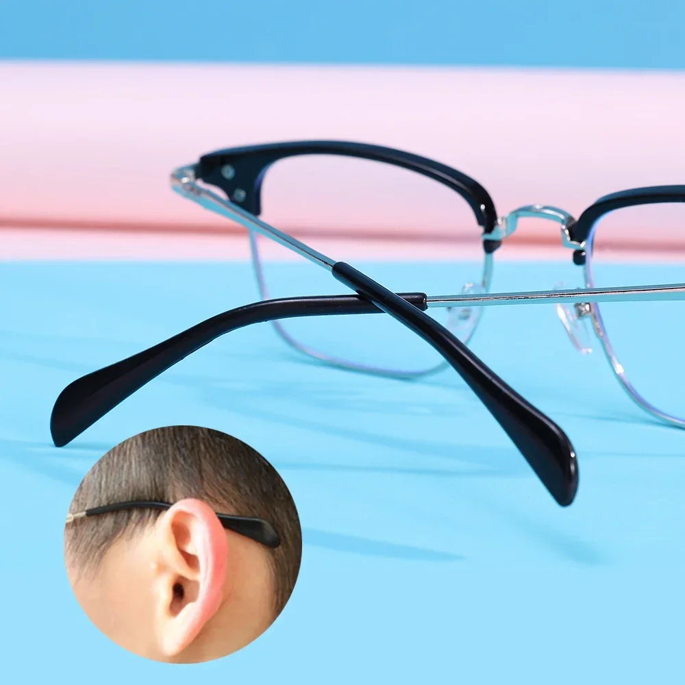 3 Pairs/Set Silicone Non-Slip Glasses Leg Covers Non-Slip Ear Hook Bracket Sunglasses Glasses Leg Temple Covers Earmuffs image 2