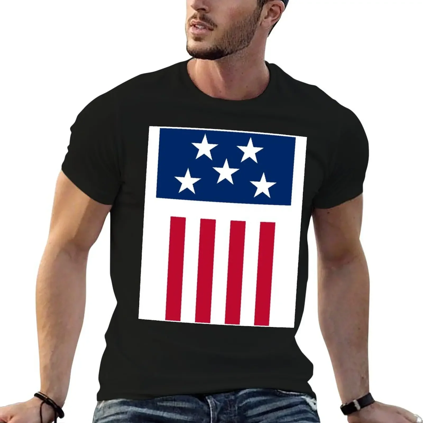 

Stars and Stripes - Firestarter T-Shirt shirts graphic heavyweights summer tops mens graphic t-shirts hip hop