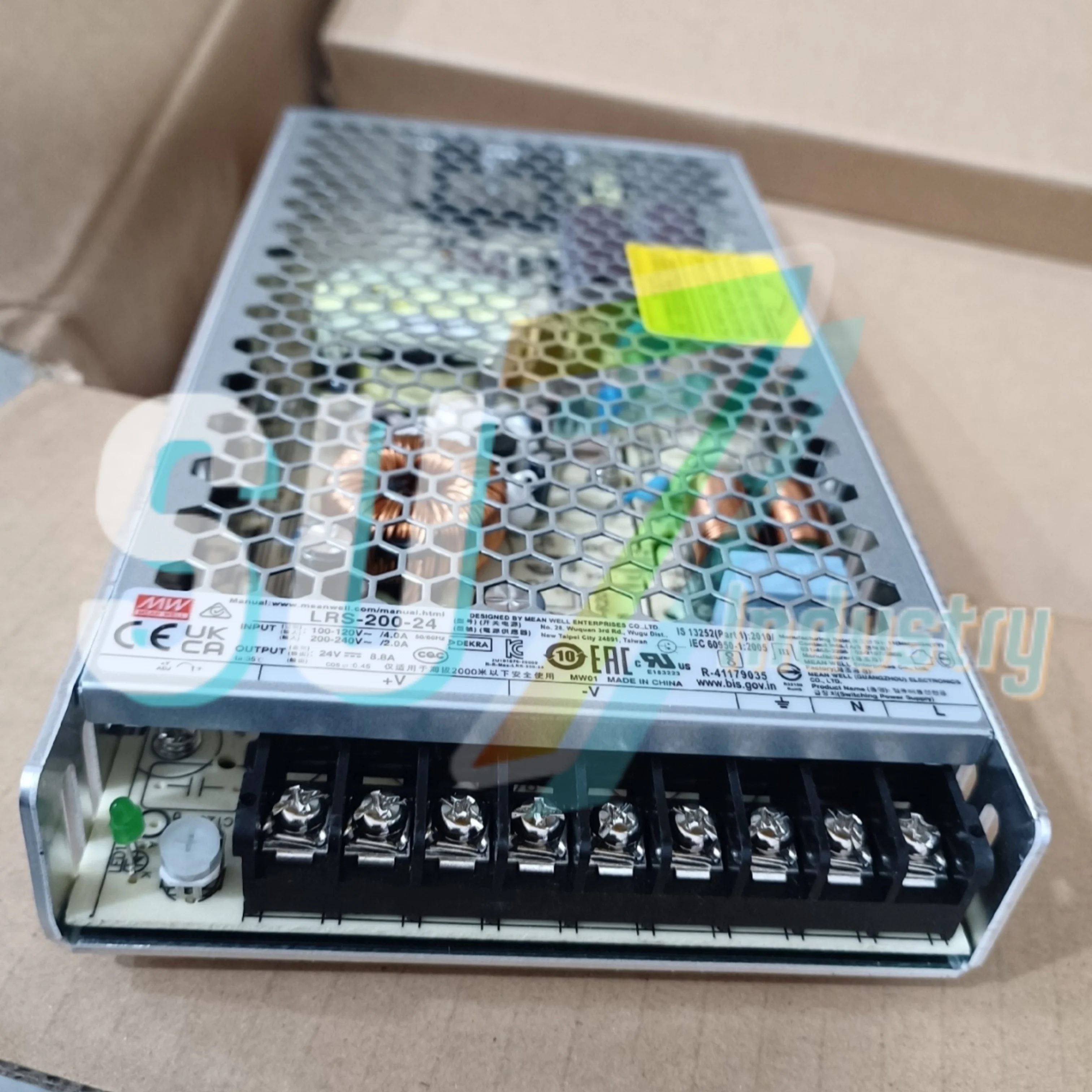 يعني جيدا LRS-200-12 LRS-200-15 LRS-200-24 LRS-200-3.3 مفتاح إمداد الطاقة الجديد في الصندوق #5