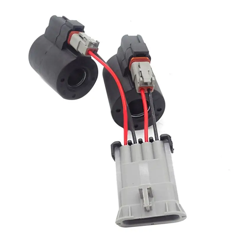 Excavator Solenoid Coil Kit Replacement Accessories Fits For Case Loader Backhoe 570L 580L 580M 585G 87456900 190443A1 134126-AU