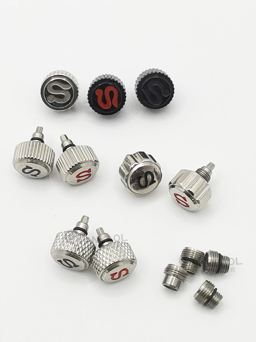 실버 블랙 크라운 시계, 개조 SKx007 NH35 타이밍 스틸 핸들, 로드 워치 액세서리 포함