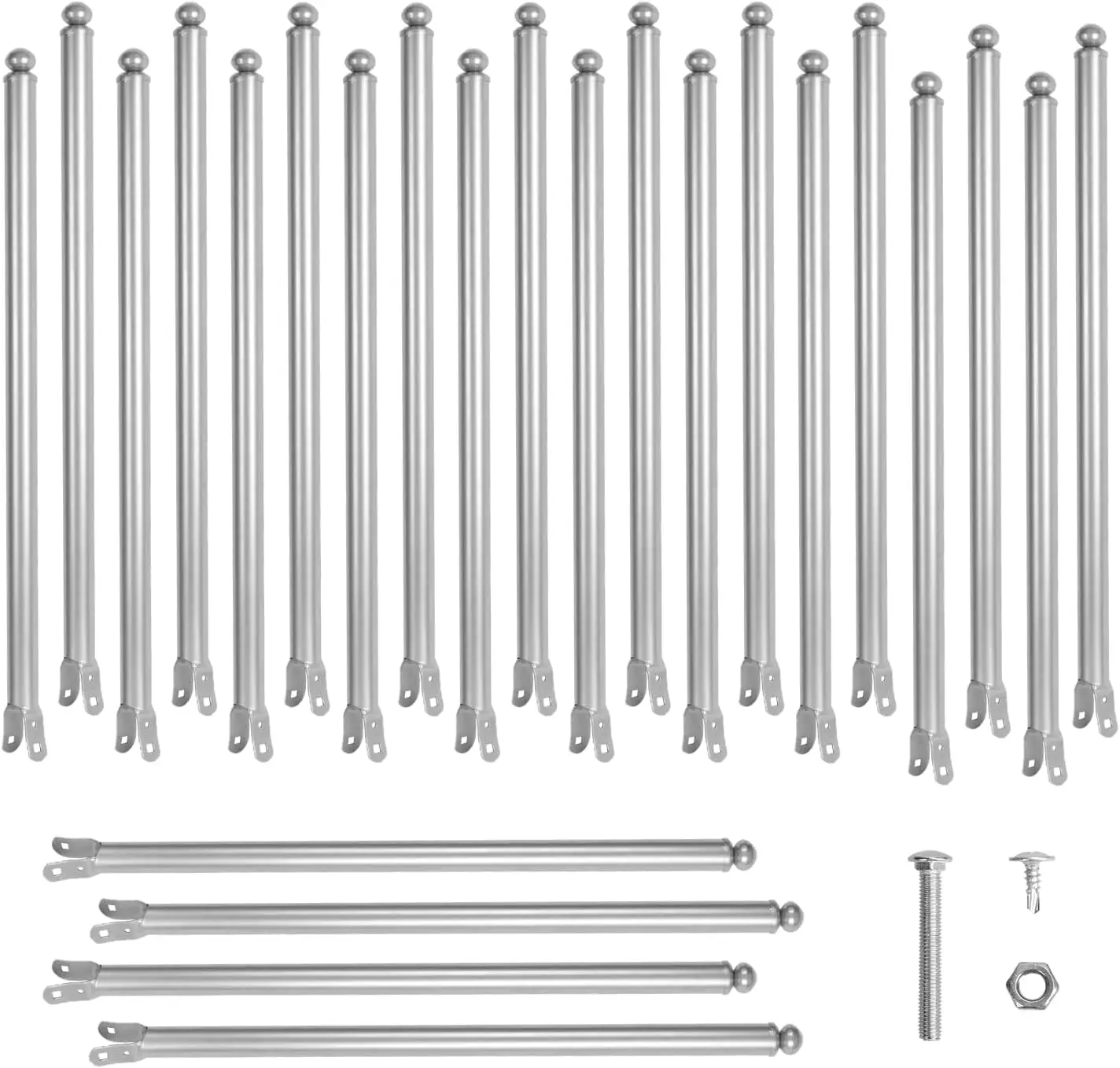 

24 шт., удлинитель ограждения с цепными звеньями 1–8 дюймов, высота выхода за ограждением 30 дюймов, усиленный Pos Exender для собак и конфиденциальности (игружение)