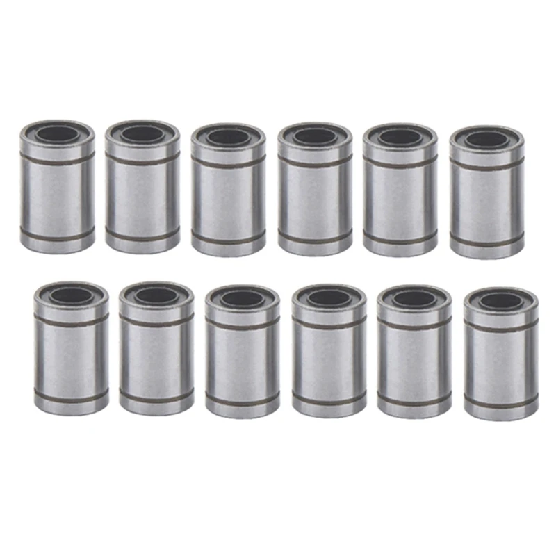 24PCS LM8UU 8Mm Linear Ball Bearing 8X15x24mm Bush Bushing CNC Parts For 3D Printer