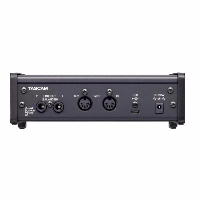 Tascam us-2x2 HR us-2x2HR high resolution multi-functional USB audio interface 2 in/2 out MIDI interface IOS sound card