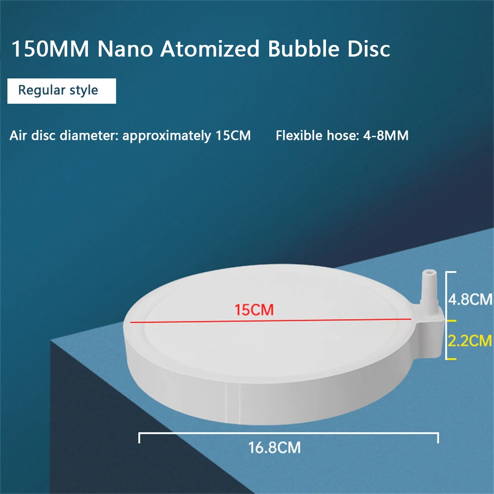 Accesorios de oxígeno hidropónico para acuario, gran aireador de oxígeno, bomba de estanque, piedra de aire de 35/50/80/100/150mm