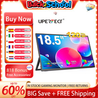 UPERFECT 18.5 Inch Computer Gaming Display Portable Monitor 120HZ IPS Laptop HDMI USB C External Screen With VESA Adjust Stand