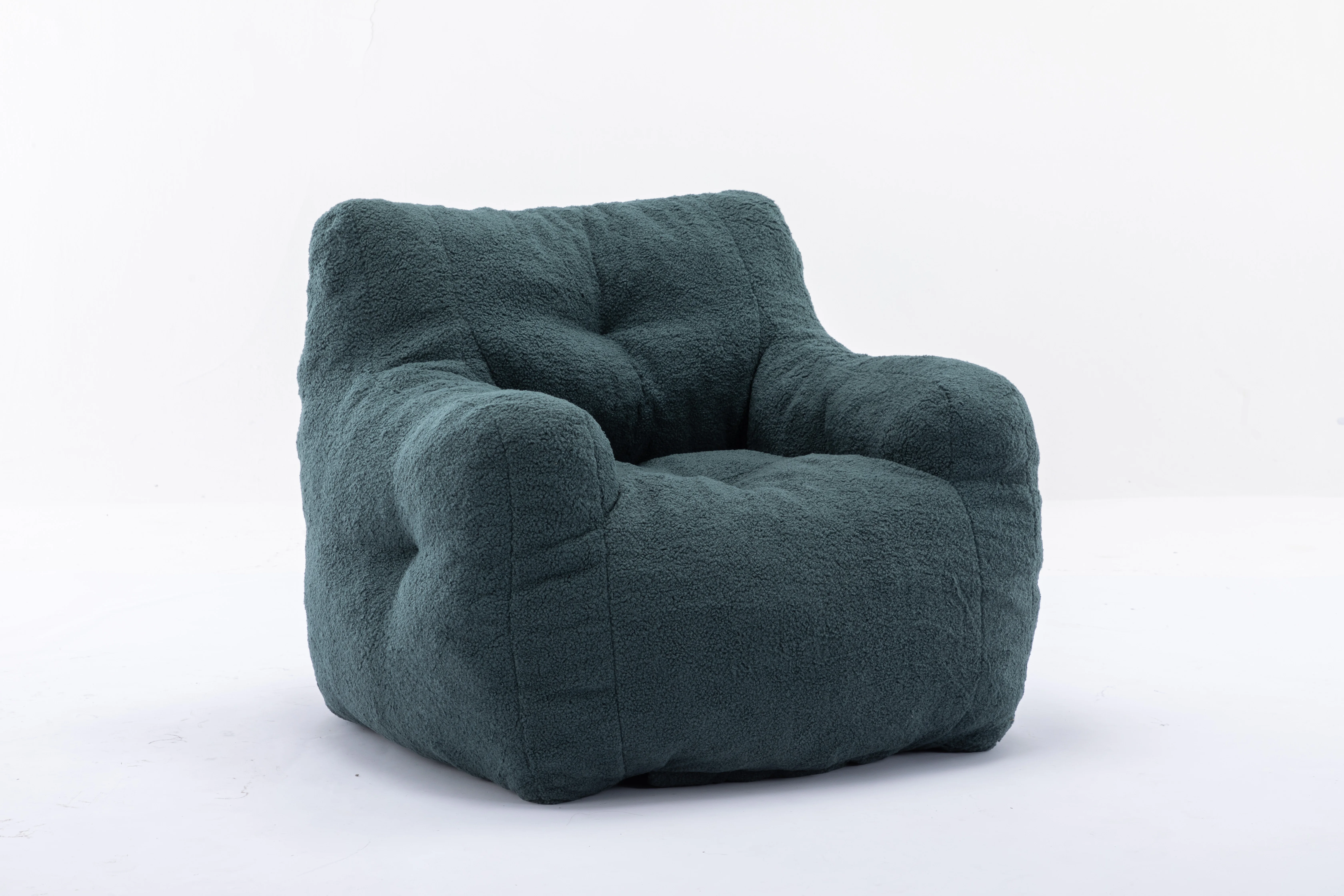 Bean Bag Chairs, Tufted Soft Stuffed Bean Bag Chair with Filler, Fluffy Lazy Sofa, Imperial Lounger Giant Bean Bag Chair