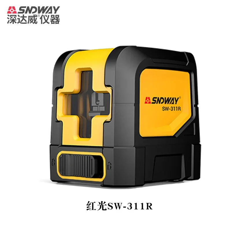 SNDWAY SW 311R Laser Level 2 Lines Red Light Beam Professional Vertical Horizontal Cross Line Tool Self Leveling Machine