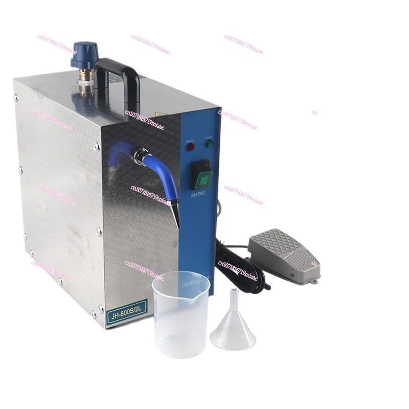 2L steam cleaner, steam jet 1300W small steam engine stainless steel for jewelry electroplating