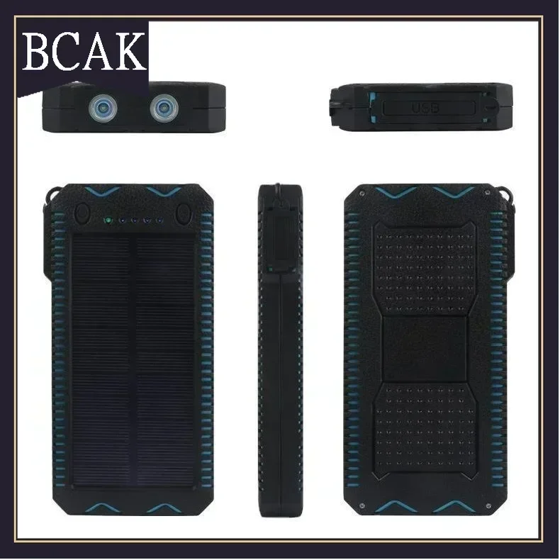 BCAK 200000mAh USB NEW  Large-capacity Mobile Power Supply Selling  Cigarette Lighter Solar Charging Treasure Outdoor Three Defe