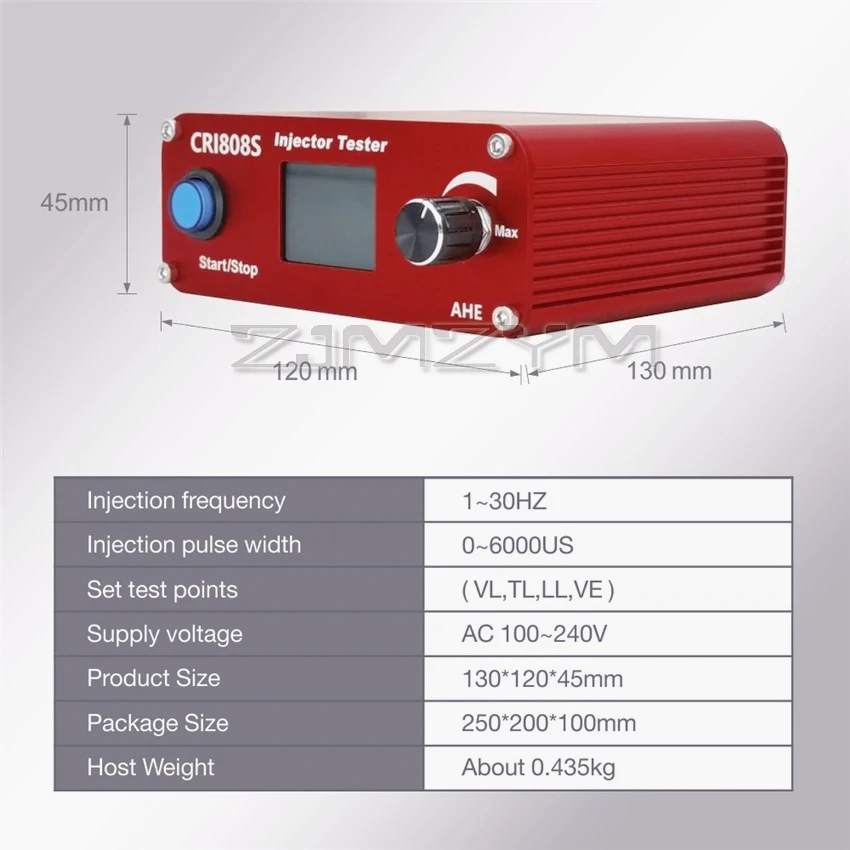 

AW-CRI808S Electromagnetic Piezoelectric Jet Tester AC110V/220V DC24V Injection Test Equipment Machine AHE Diesel Repair Tool
