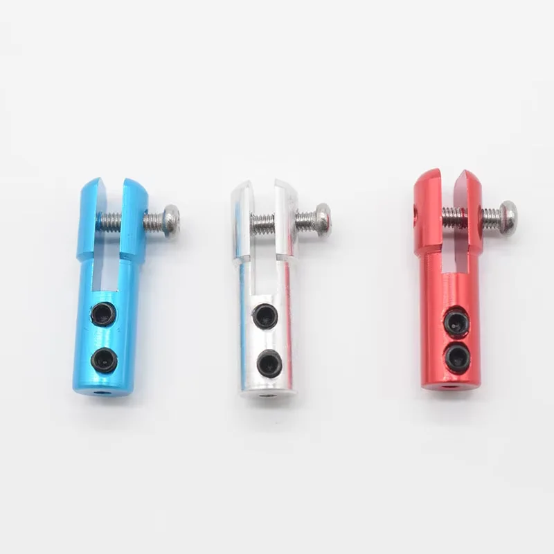 1pcs Aluminum Alloy Servo Pushrod Clamp 2mm Steering Linkage Connector M2 Rod End for RC Gas/Electric Boat