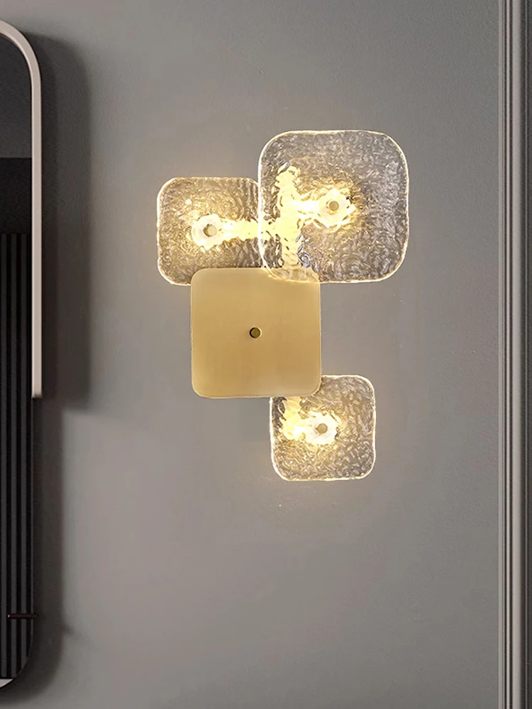 الفن الحديث شبكة مصابيح الحائط الزخرفية الشمعدانات داخلي LED ضوء الليل أضواء الجدار الداخلي لغرفة المعيشة الفاخرة المنزلية السرير