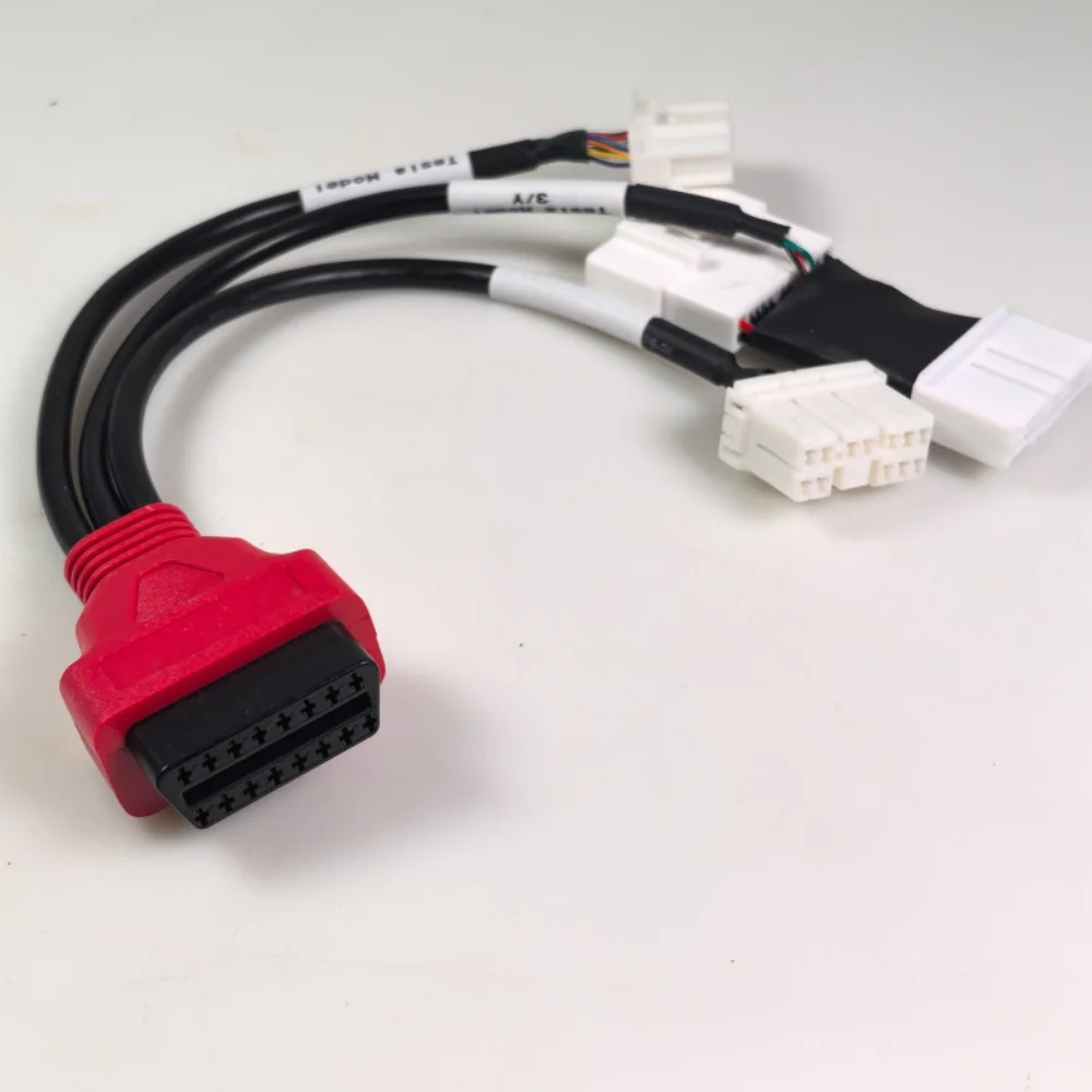 Кабель-адаптер OBD2 для Tesla (20-контактный/12-контактный/26-контактный) с разъемами Male/Female на 16-контактный для Tesla Model Y/X
