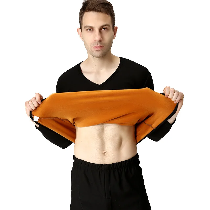 

Новый зимний мужской бархатный утепленный хлопок больших размеров, золотой флис, мягкий теплый костюм с v-образным вырезом, длинные кальсоны, плотное нижнее белье, размер 9XL