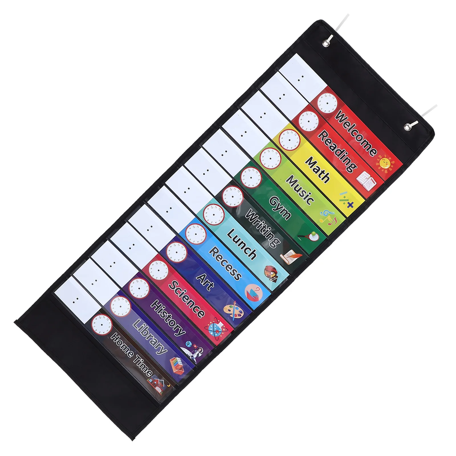 

1 Set Calendar Hanging Bag Creative Wall Schedule Organizer Decorative Pocket Chart Daily Planner Storage Pouch Classroom Memo