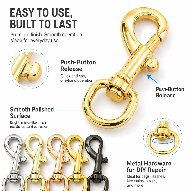 

10/20/30Pcs 11/15mm Metal Swivel Lobster Clasp Trigger Clip Snap Hook Keychain Bag Strap Dog Collar Webbing Belt DIY Accessories
