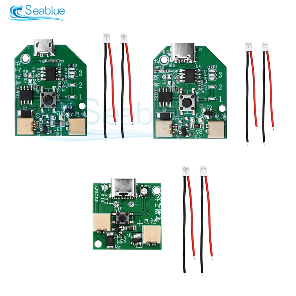 DC 5V 1A Universal Fan Control Board Micro USB/Type-C Charge Fan Control Module Low Voltage Brushed Motor Drive Industrial DIY