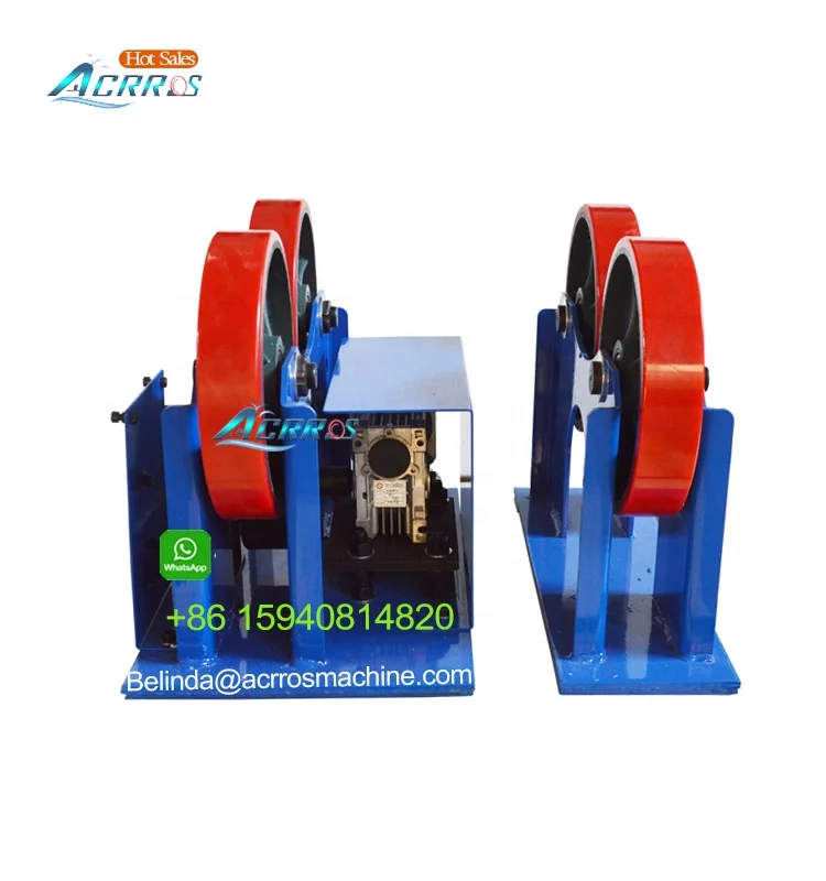 

Adjustable Speed 1000kgs Welding Rotator with Rubber Turning Rolls Pipe Rotating Speed Adjustable Welding Turning Rolls