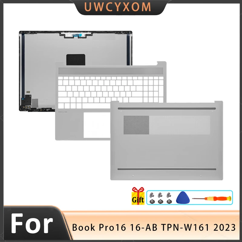 

Замените чехол для книги Pro16 16-AB TPN-W161 2023, задняя крышка ЖК-дисплея, задняя верхняя крышка, упор для рук, верхняя нижняя часть корпуса, сменный корпус