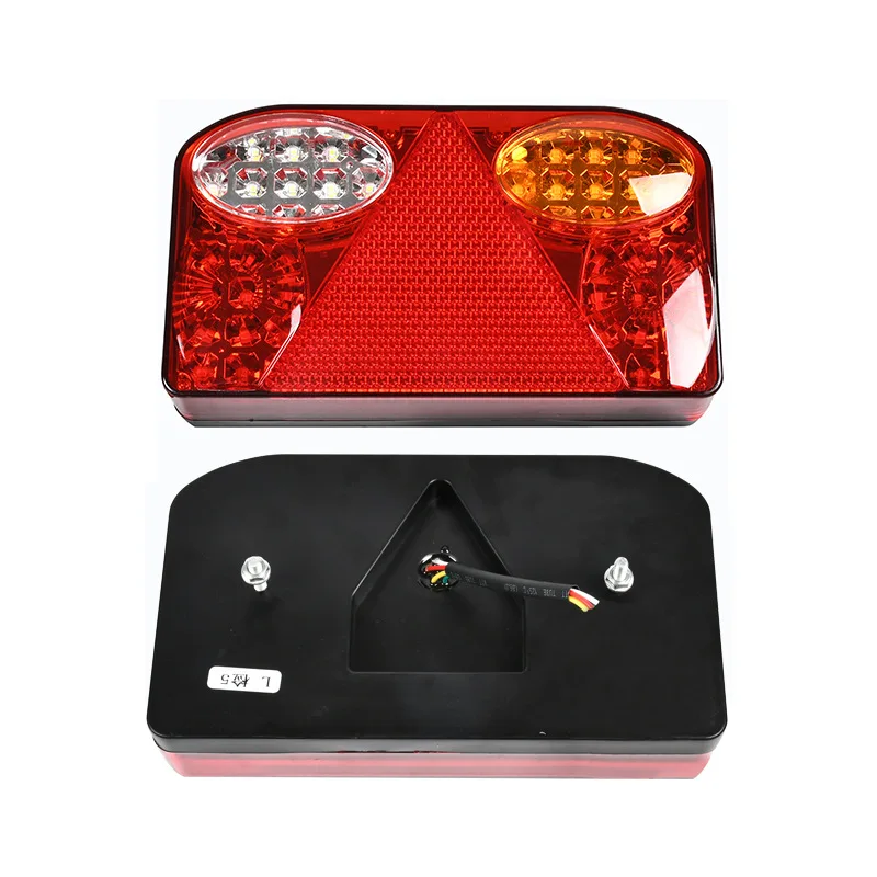 1pair 10-30V LED Car Truck Tail Light Taillight Rear Brake Light Signal lights Indicator for Van Lorry Trailer Caravan Tractor