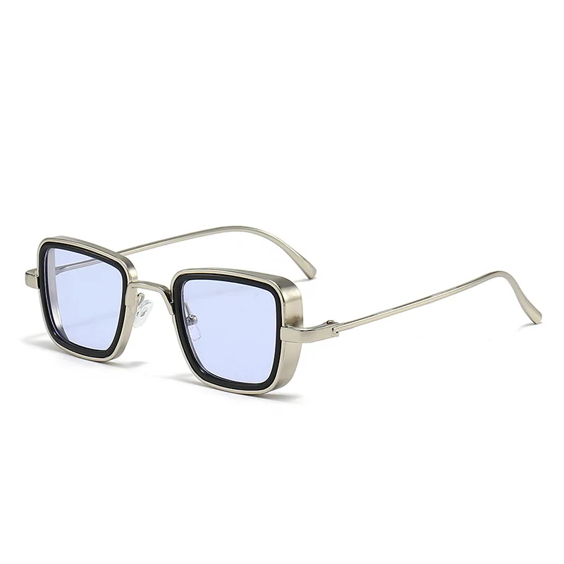58157 Indian sun glasses men's retro fat edge fashion metal frame fashion sunglasses