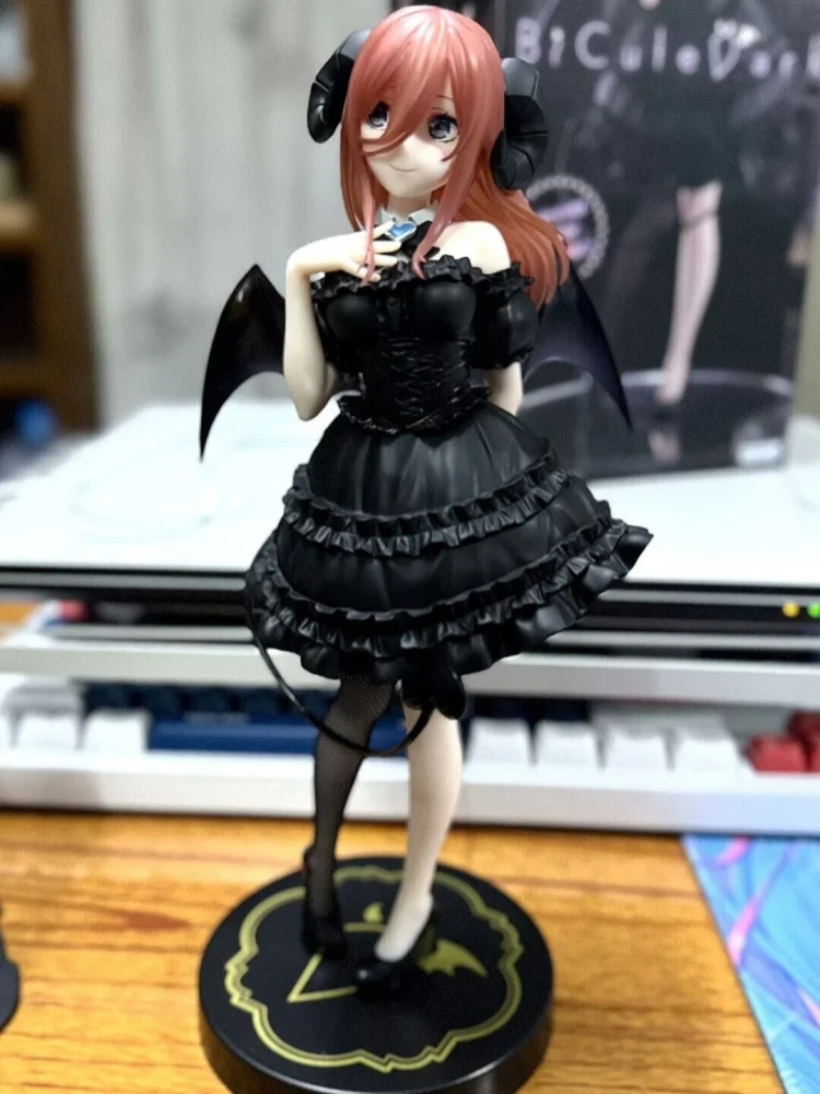 

In Stock Original Furyu The Quintessential Quintuplets Miku Nakano Bicute Dark Little Devil Style Prize Figure Anime Collectible