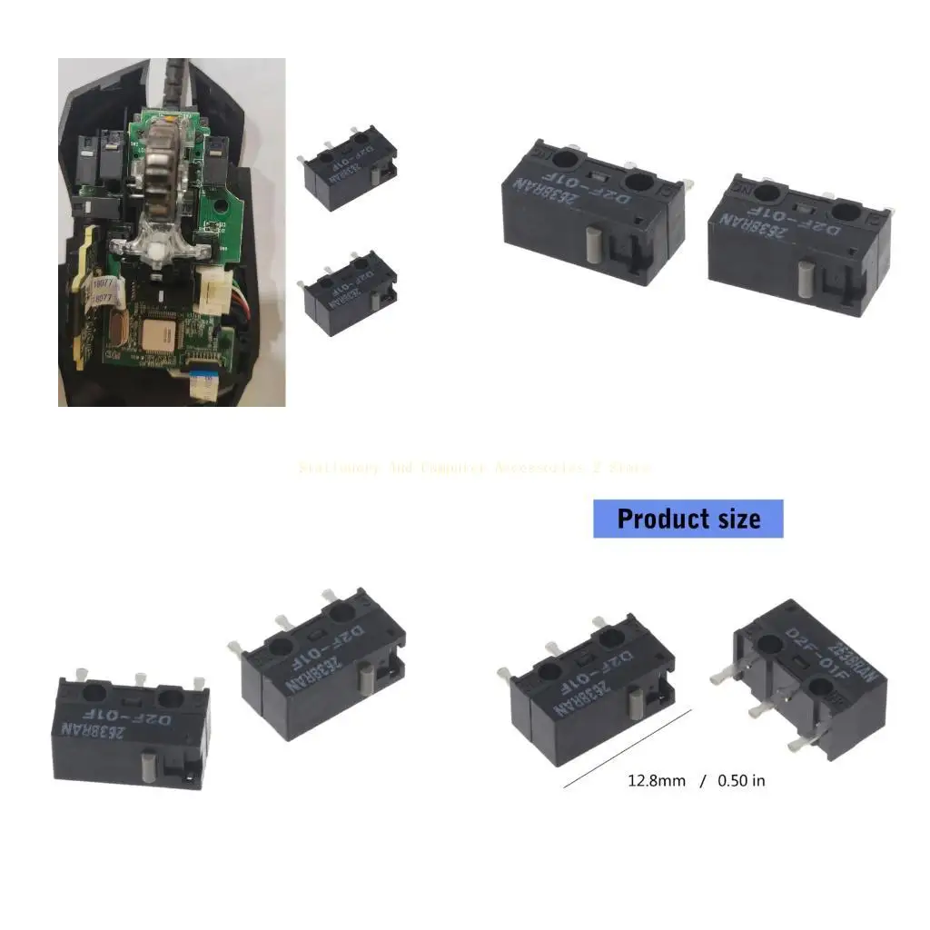 ماوس D2F-01F مصمم بدقة لتصنيف القوة G502 GPW Microswitch 0.7N