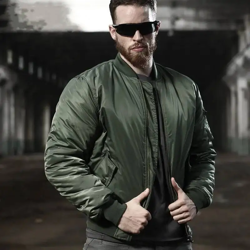 

Мужской летный бомбер, тактический бейсбол, осень-зима, уличная водонепроницаемая теплая хлопковая стеганая куртка, походная спортивная куртка с подогревом