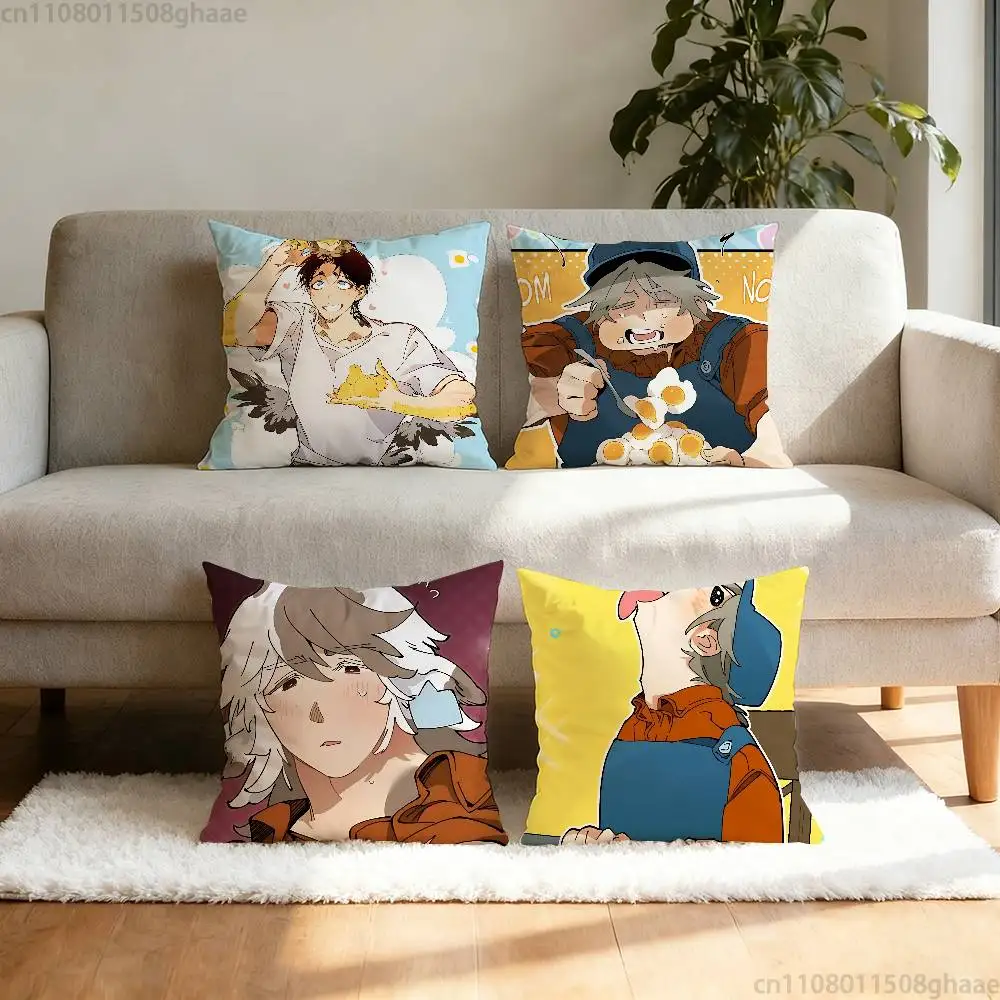 

Manhwa Mr As Farm pillowcase casual style decoration, suitable for home decoration (excluding pillow core)