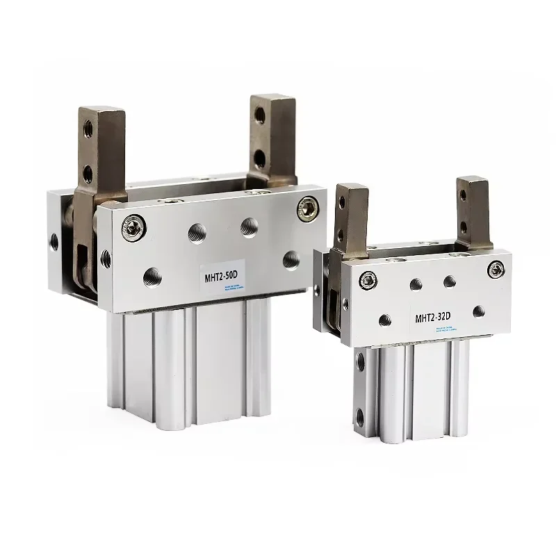 MHT2-32D MHT2-40D MHT2-50D MHT2-63D Pneumatic Air Gripper Pivot Opening Manipulator Cosing Toggle Type Finger Cylinder