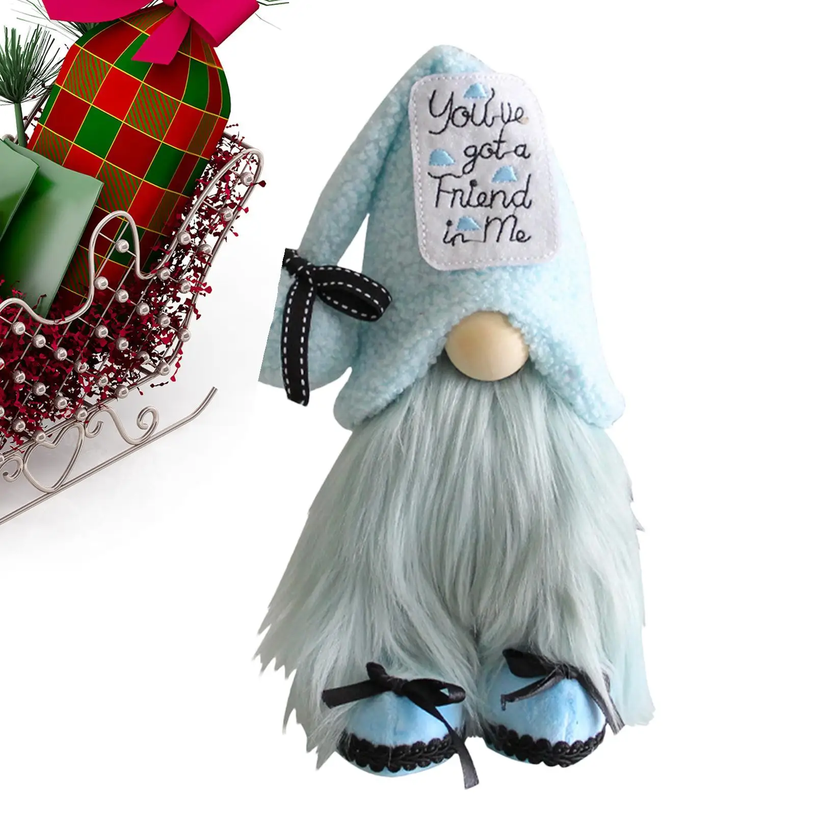 2025 عيد الميلاد التماثيل القطيفة الاسكندنافية Tomte التماثيل السويدية مضحك مجهولي الهوية التماثيل ريفي مجهولي الهوية رودولف الحلي