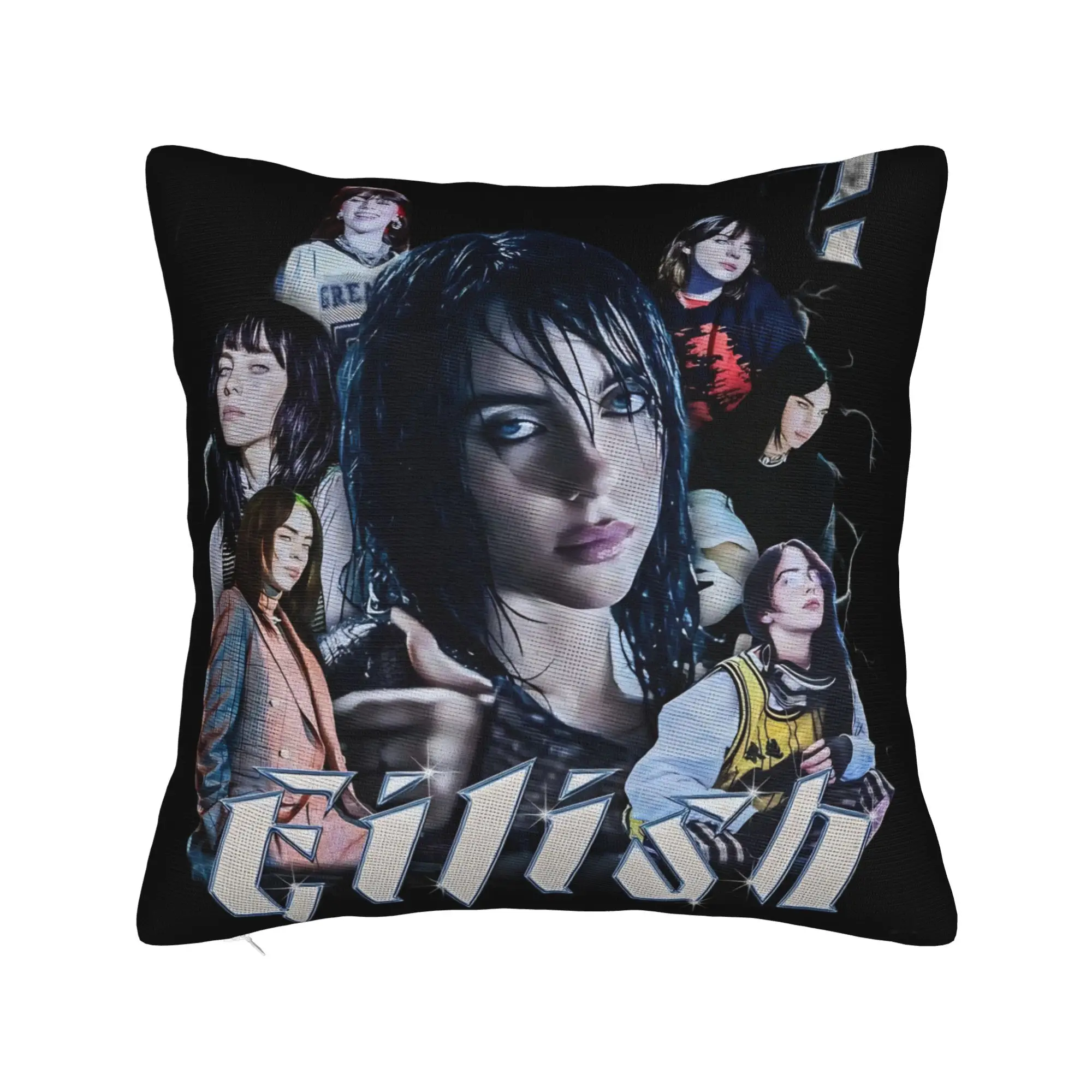 Billies Y2k Pillowcase Printing Polyester Cushion Cover Decoration  Pillow Case Cover Home Zippered 45X45cm