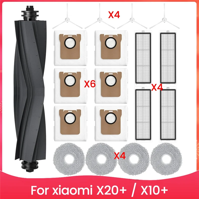 

【Минималистичные】аксессуары для роботов-пылесосов Xiaomi X20+/X10+, запасные части