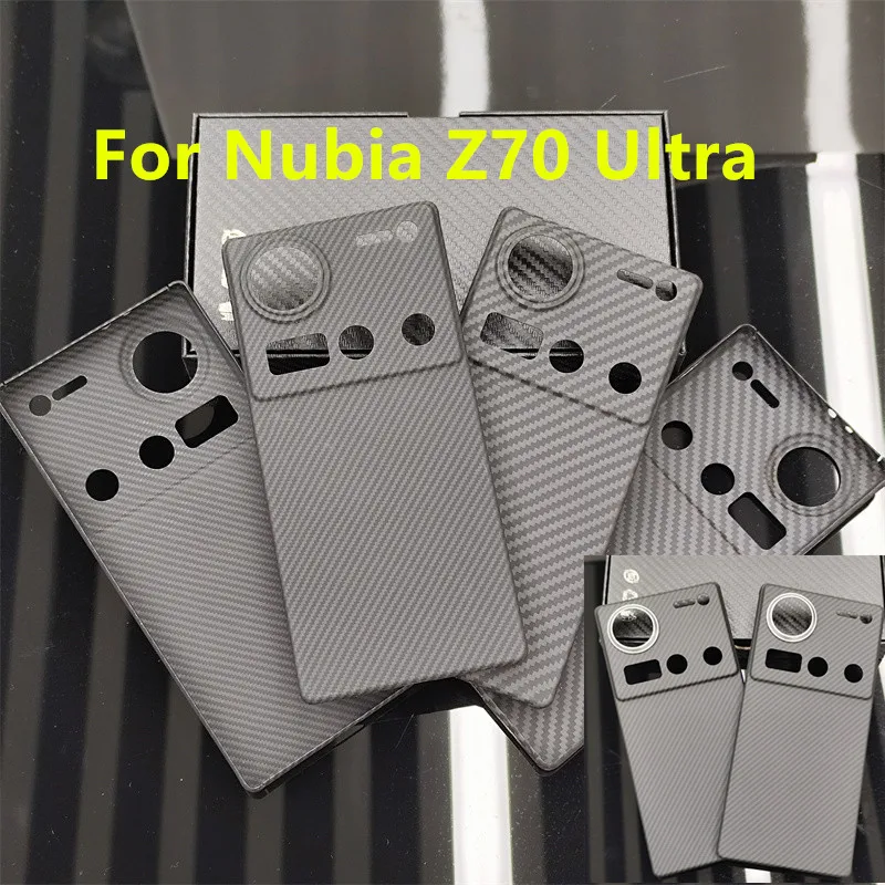 

For Nubia Z70 Ultra Case Carbon Aramid Fiber Case Aramid Fiber Cover Phone Protective Cover Ultra-Thin Phone Case