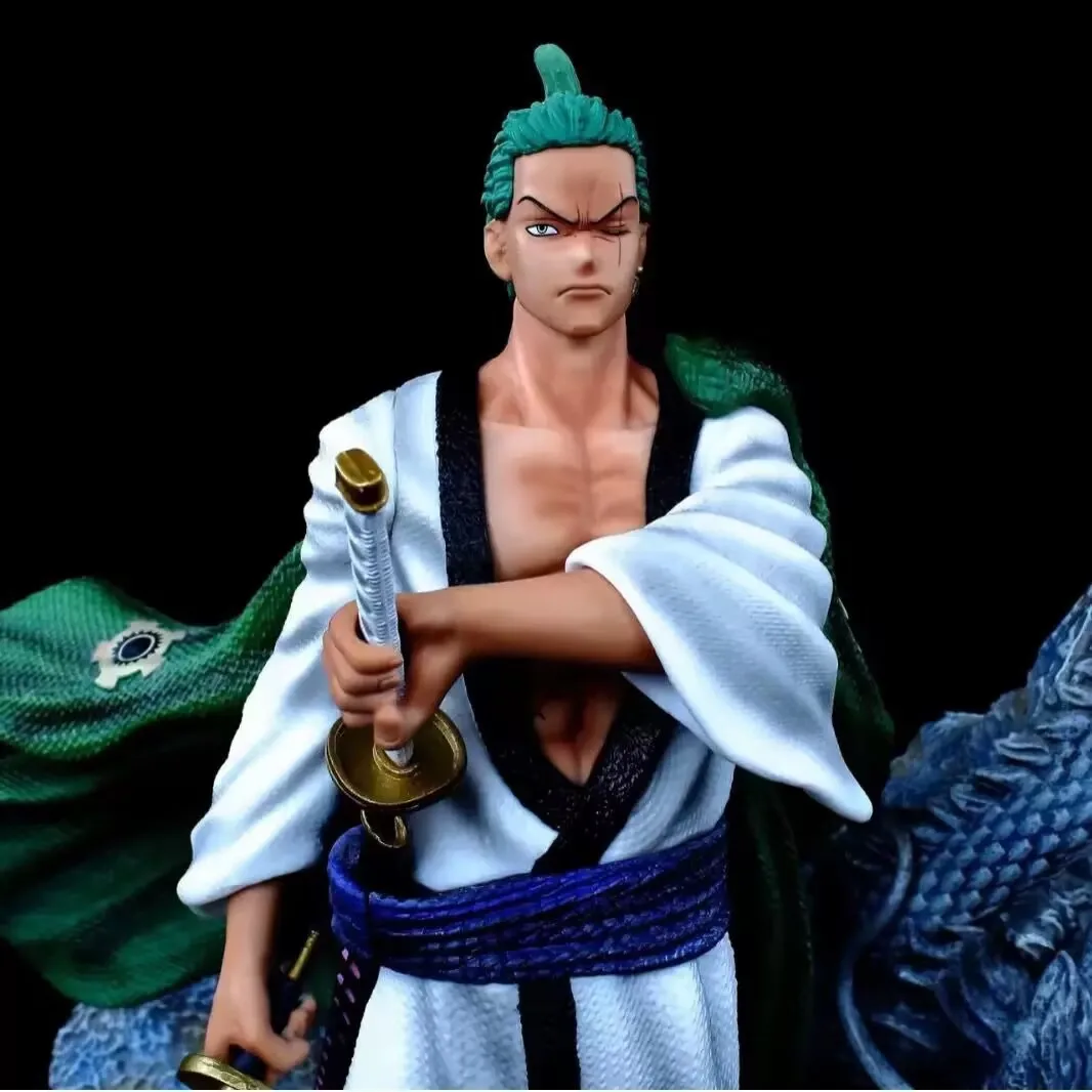 

One Piece Gk Costume Figure Cola Zoro Samurai Uniform Scene Model Boxed Collectible Toy Anime Robot Action Figure Gift