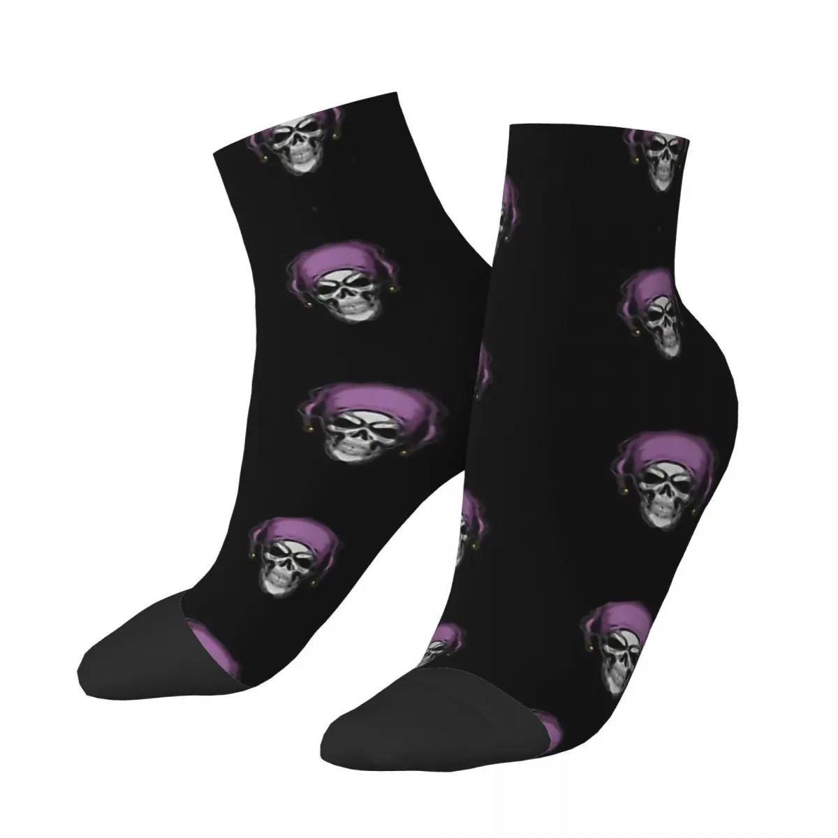 Happy Men's Ankle Socks Skull Jester A Nightmare on Elm Street Tina Nancy Slasher Film Street Style Novelty Crew Sock Gift Print