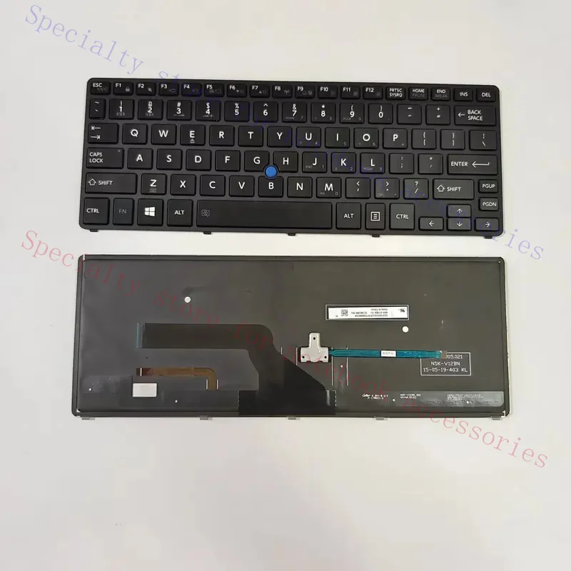 New US JP Laptop Backlit Keyboard For Toshiba Portege Z20T-B Z20T-B2110 Z20T-B2112 Z20T-B2111 NSK-V12BN