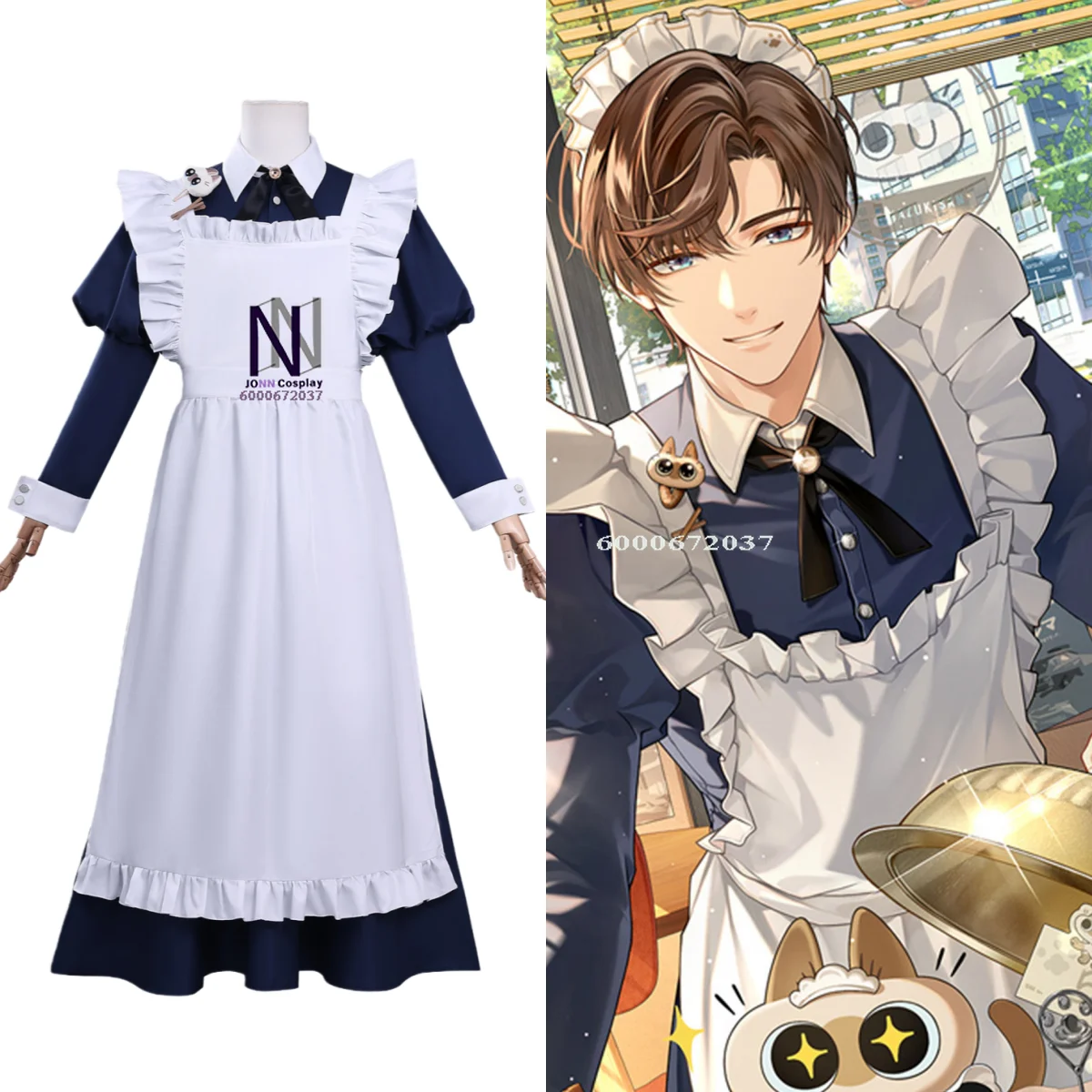 

New Game Tears of Themis Cosplay Costume Anime Artem Wing Role Playing Fashion Butler's Uniform for Men Comic Con Party Suits