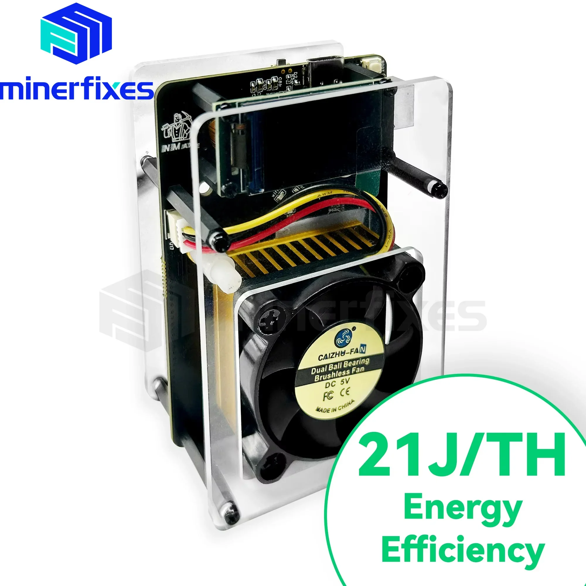 NMAxe Bitcoins Miner NM Miner BM1366 ASIC Chip Btc Miner Solo Lottery Bitaxe Ultra 500G Crypto Bitcoin Solo آلة التعدين #3