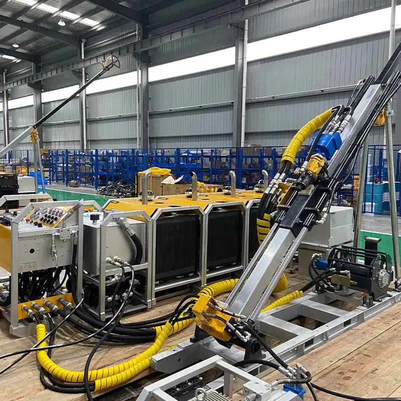 Rotary Drilling Rig Machine Down the Hole Borehole Crawler Drill Rig Diesel Engine Blasting Hole Rotary Drilling Rig Machine