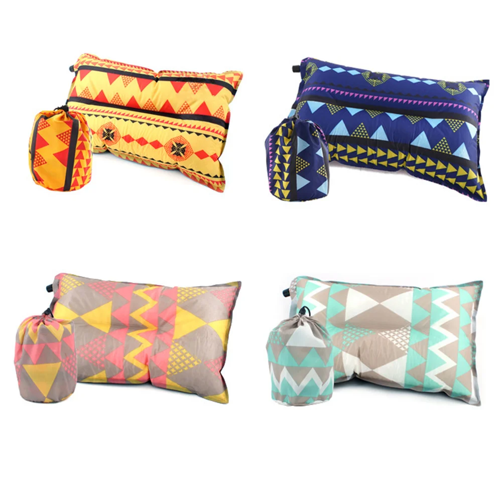 

1Pcs Automatic Inflation Pillow Soft Comfortable Outdoor Camping Travel Portable Pillow for Cervical Support
